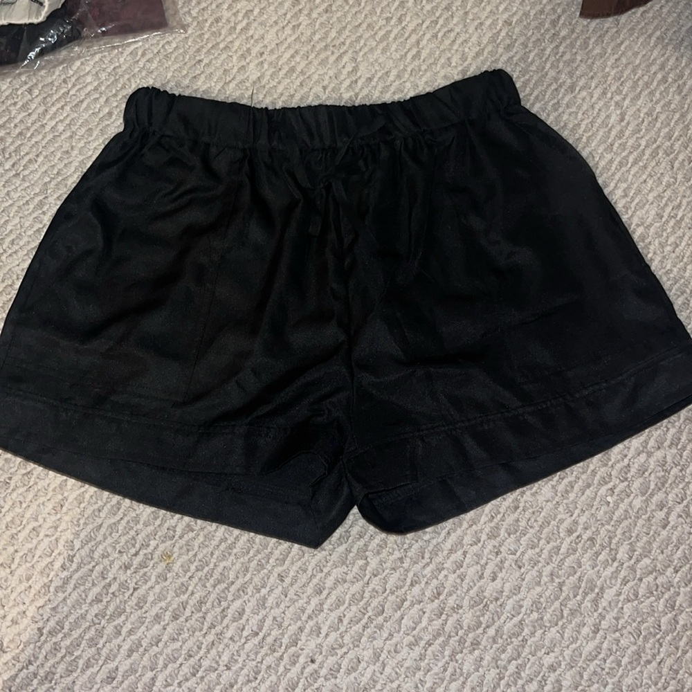 Black colored shorts
